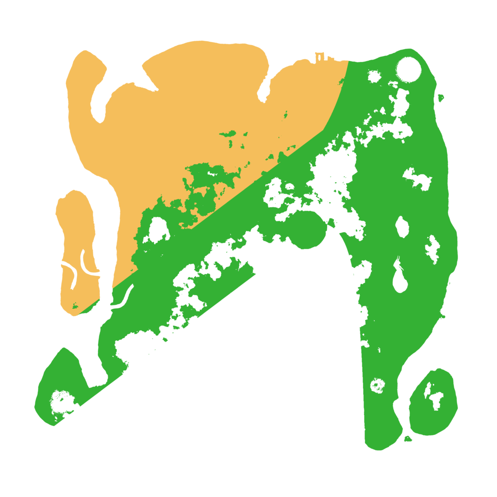 Biome Rust Map: Procedural Map, Size: 3500, Seed: 7458744