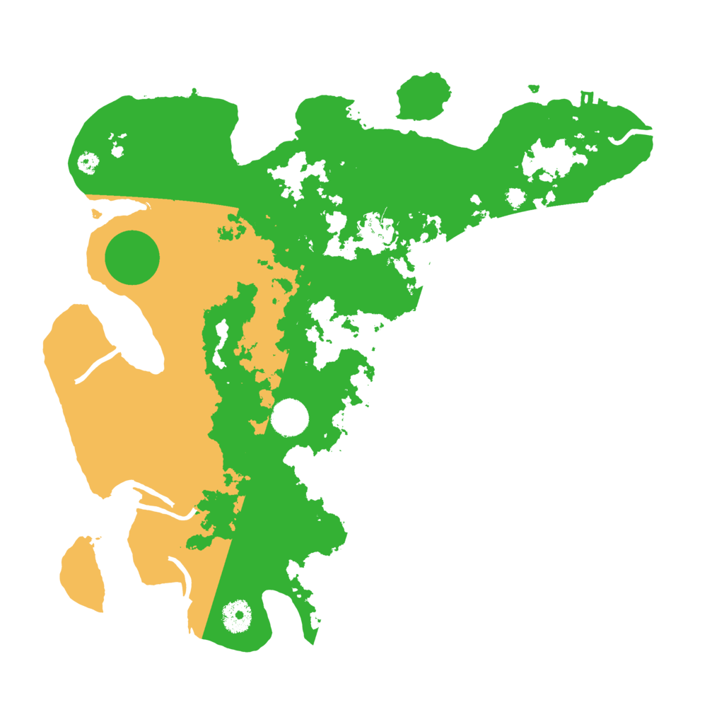 Biome Rust Map: Procedural Map, Size: 3500, Seed: 2111989319