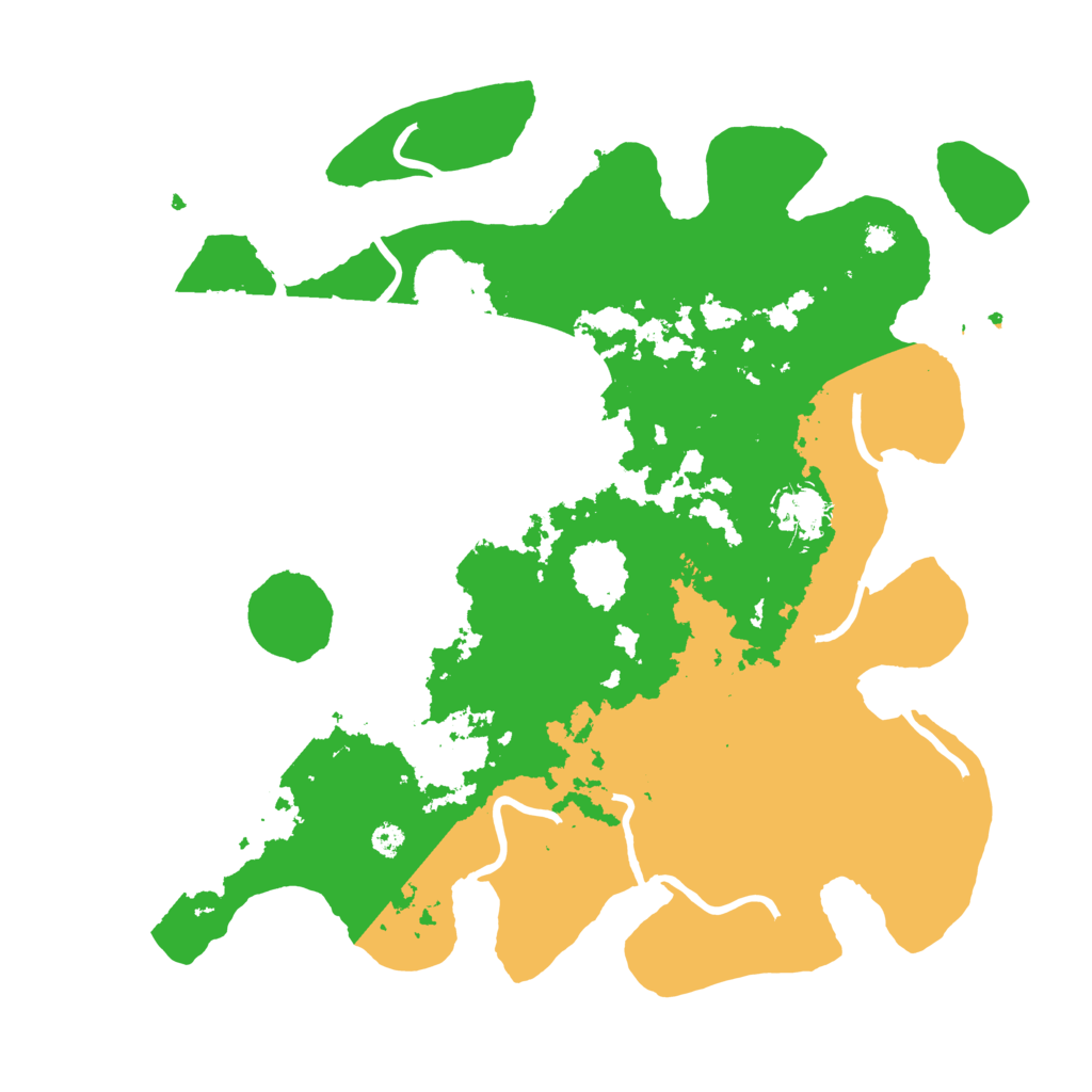 Biome Rust Map: Procedural Map, Size: 3500, Seed: 59638902