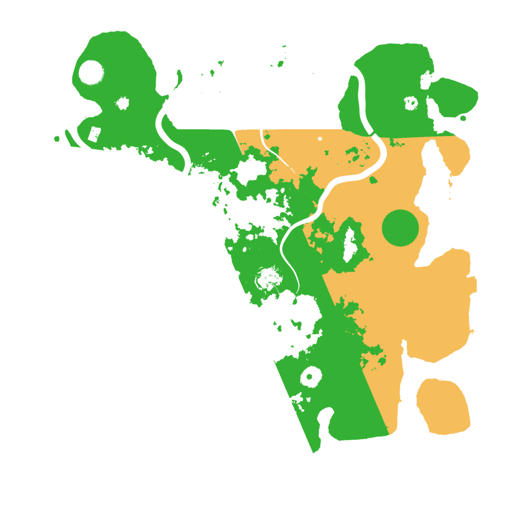 Biome Rust Map: Procedural Map, Size: 3700, Seed: 1970301966