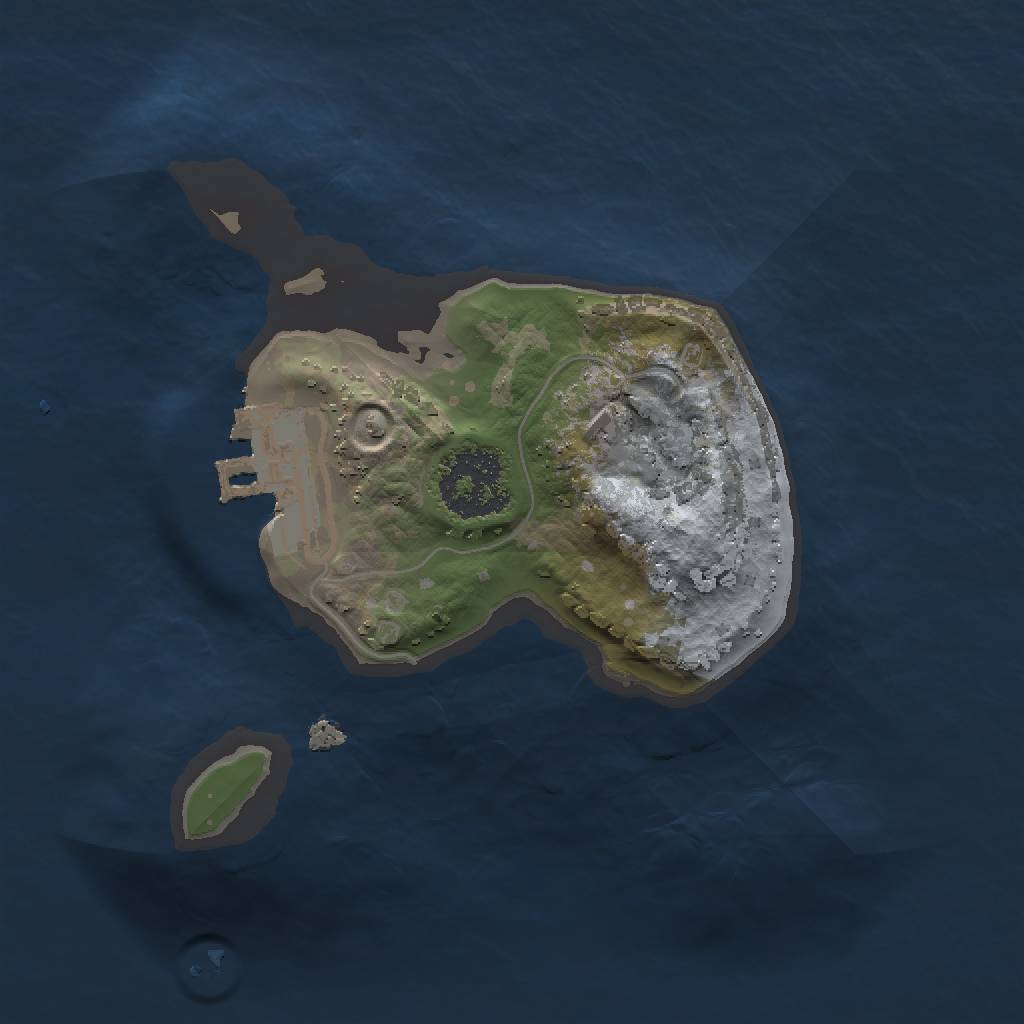 Rust Map: Procedural Map, Size: 1500, Seed: 1252352352, 5 Monuments
