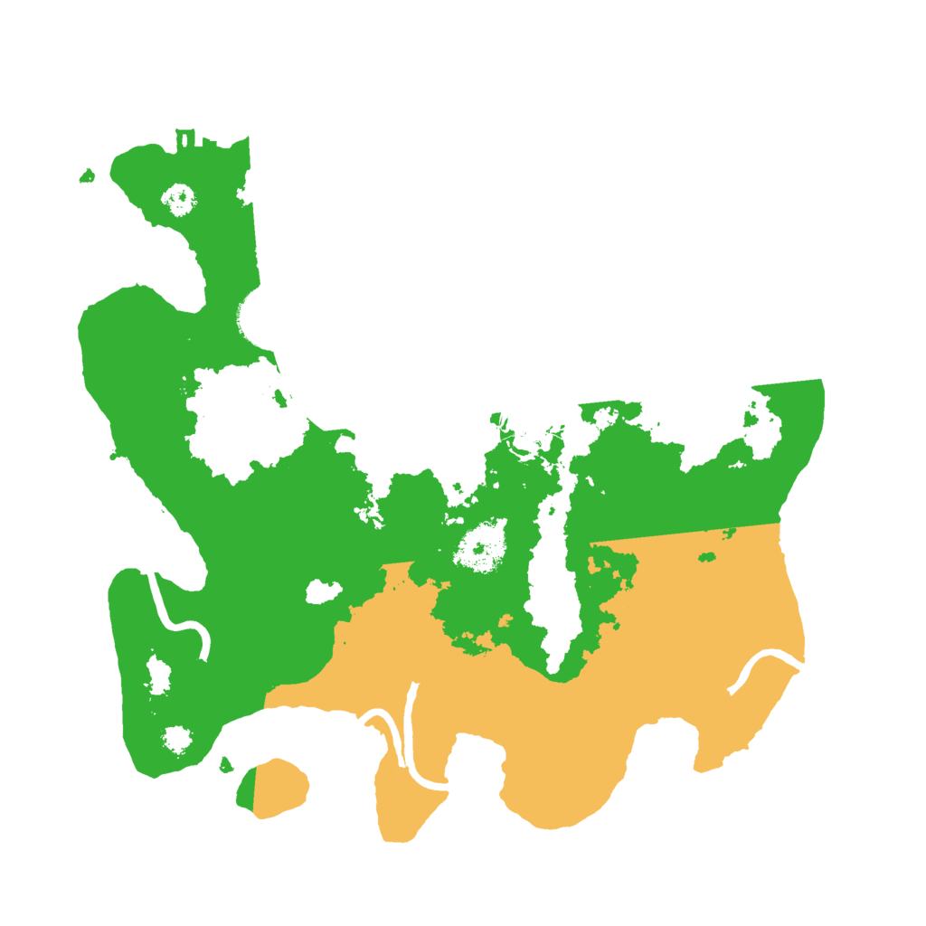 Biome Rust Map: Procedural Map, Size: 3000, Seed: 1878017146