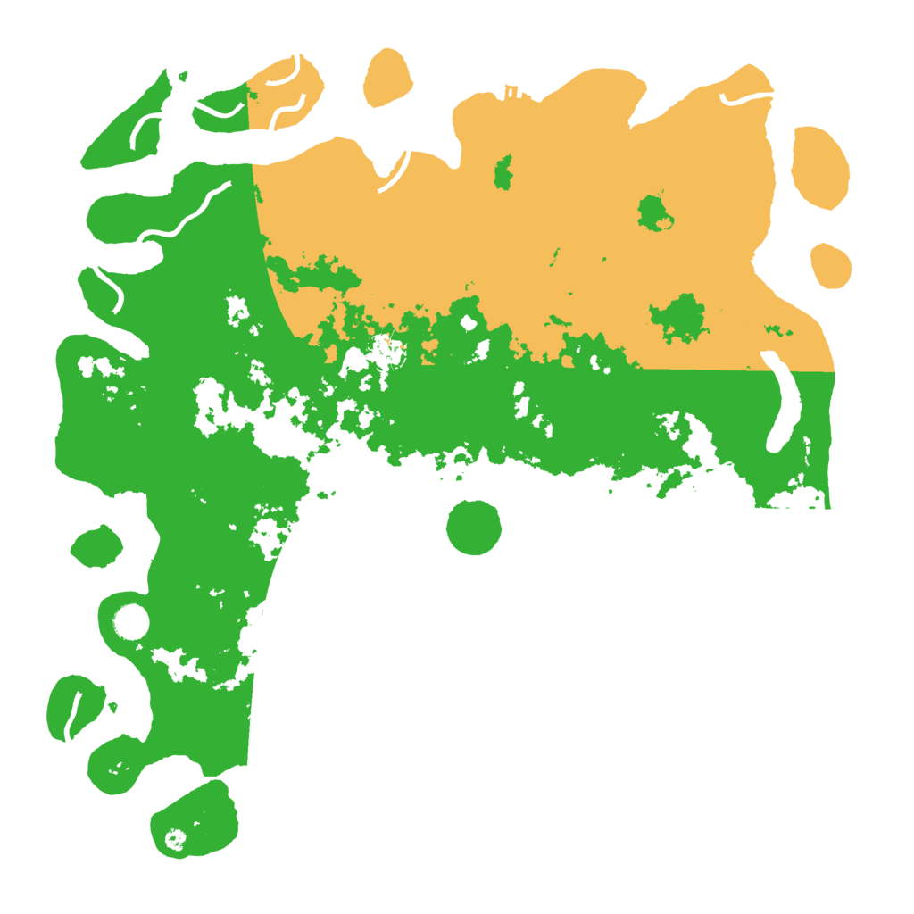 Biome Rust Map: Procedural Map, Size: 4500, Seed: 2087