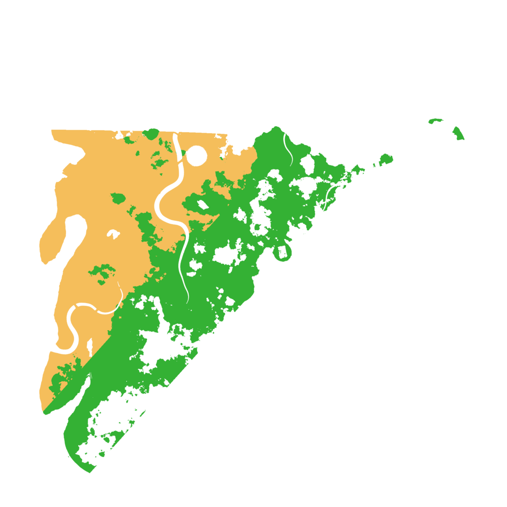Biome Rust Map: Procedural Map, Size: 4500, Seed: 369643697