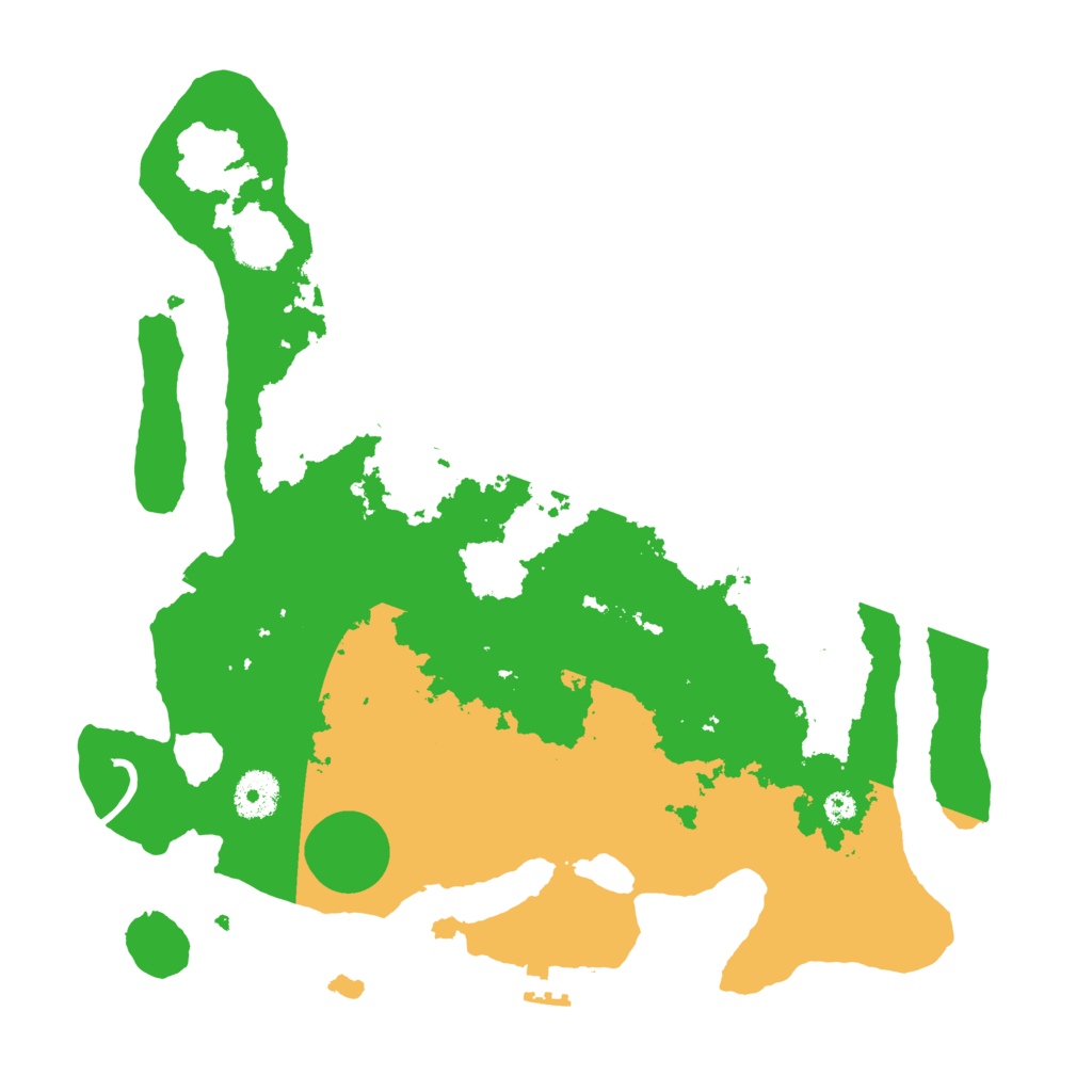 Biome Rust Map: Procedural Map, Size: 3500, Seed: 12770372