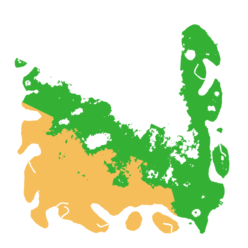 Biome Rust Map: Procedural Map, Size: 4500, Seed: 140963972