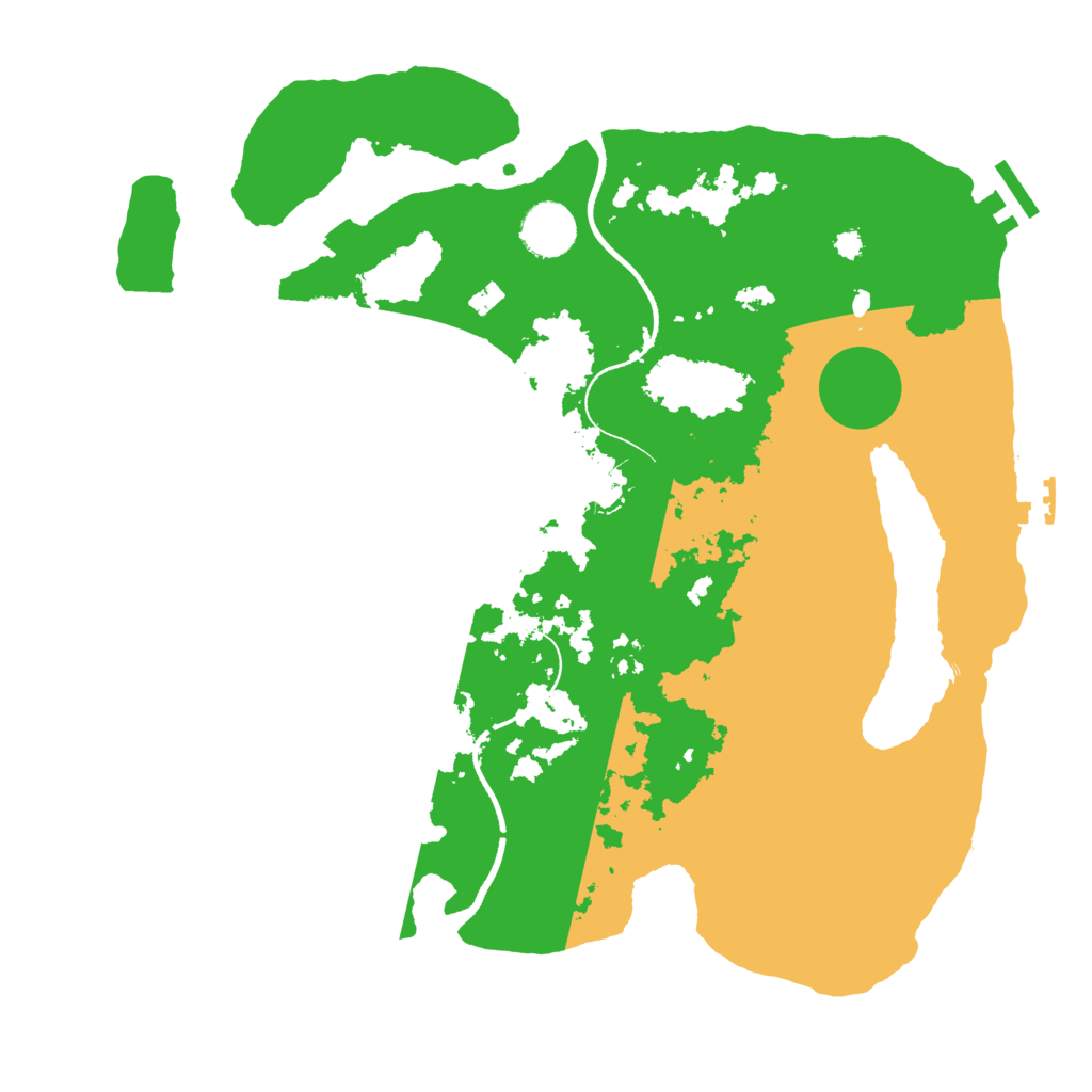 Biome Rust Map: Procedural Map, Size: 3500, Seed: 220818
