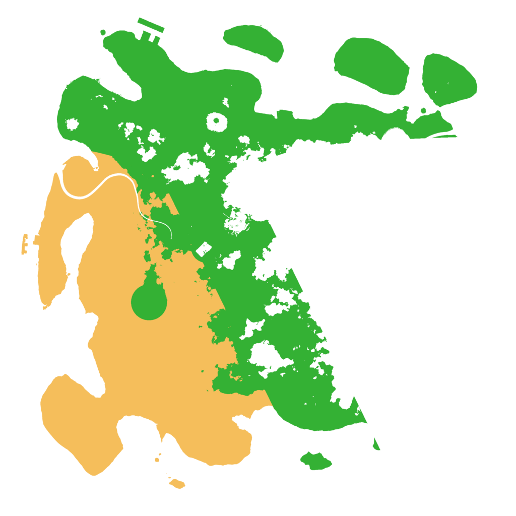 Biome Rust Map: Procedural Map, Size: 3800, Seed: 83