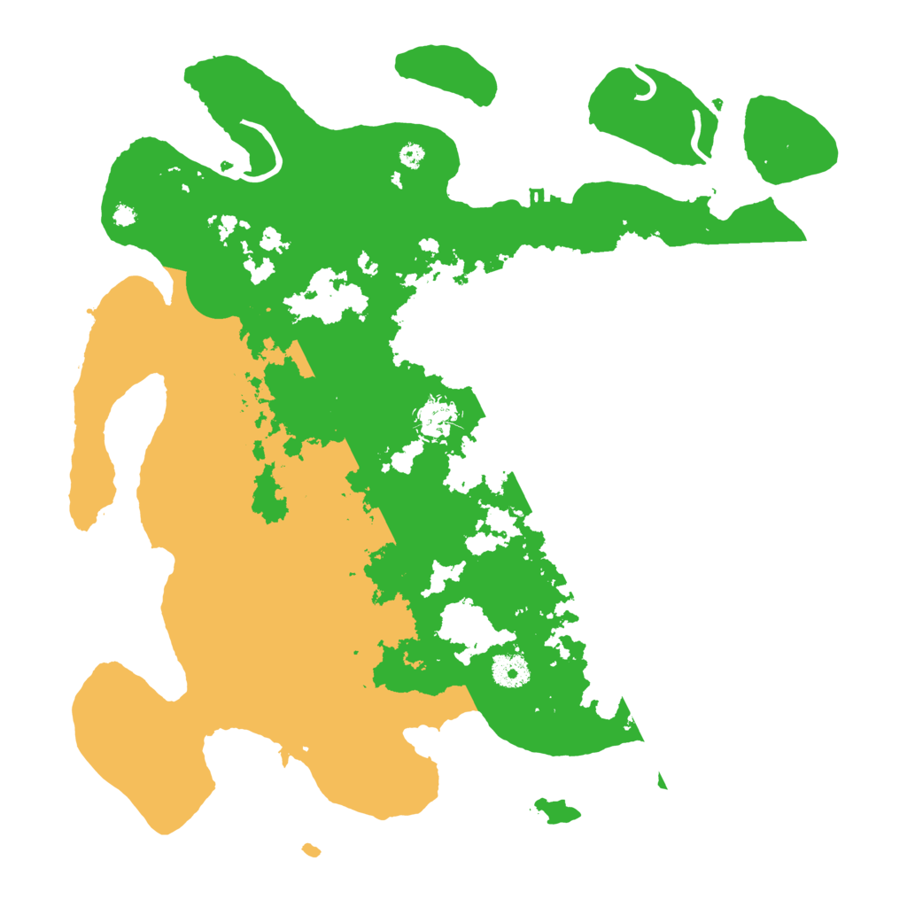 Biome Rust Map: Procedural Map, Size: 3800, Seed: 83