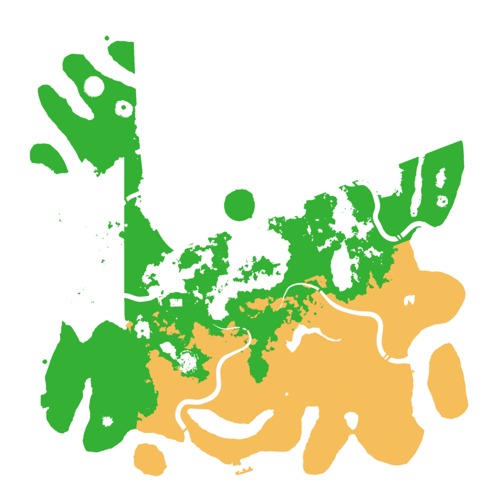 Biome Rust Map: Procedural Map, Size: 4300, Seed: 2072539303