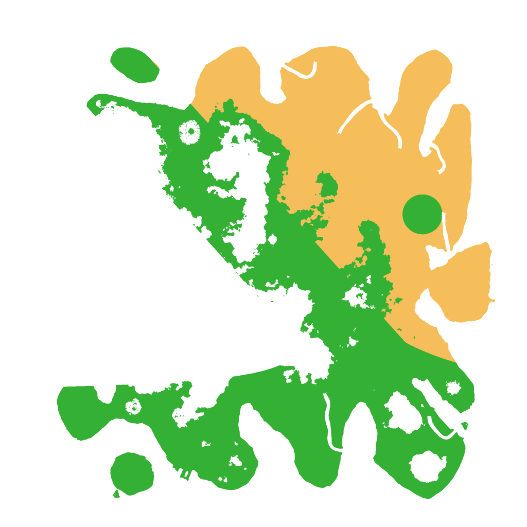 Biome Rust Map: Procedural Map, Size: 3500, Seed: 105451063