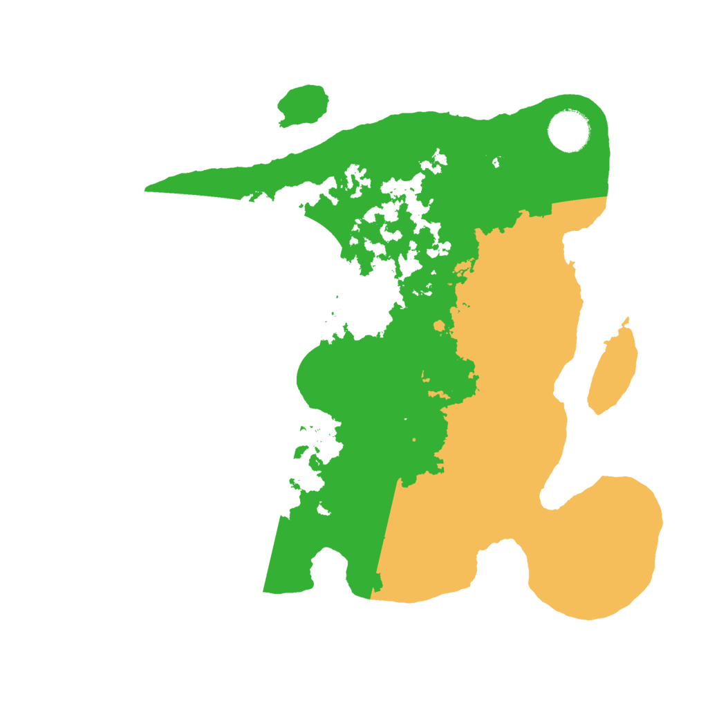 Biome Rust Map: Barren, Size: 3000, Seed: 220818