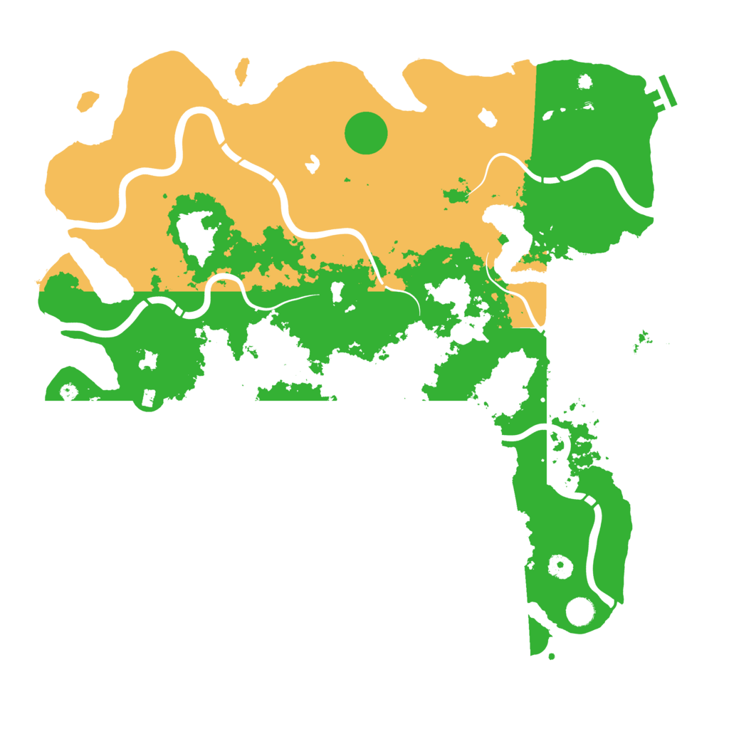 Biome Rust Map: Procedural Map, Size: 4500, Seed: 1067706003