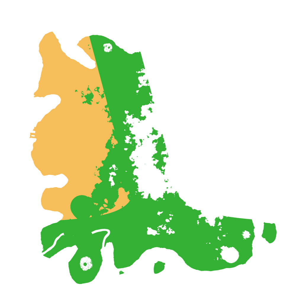 Biome Rust Map: Procedural Map, Size: 3500, Seed: 640336822