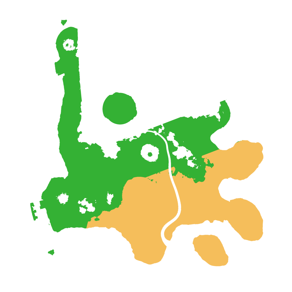 Biome Rust Map: Procedural Map, Size: 2500, Seed: 317571