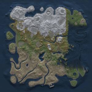 Thumbnail Rust Map: Procedural Map, Size: 4250, Seed: 22567909, 17 Monuments