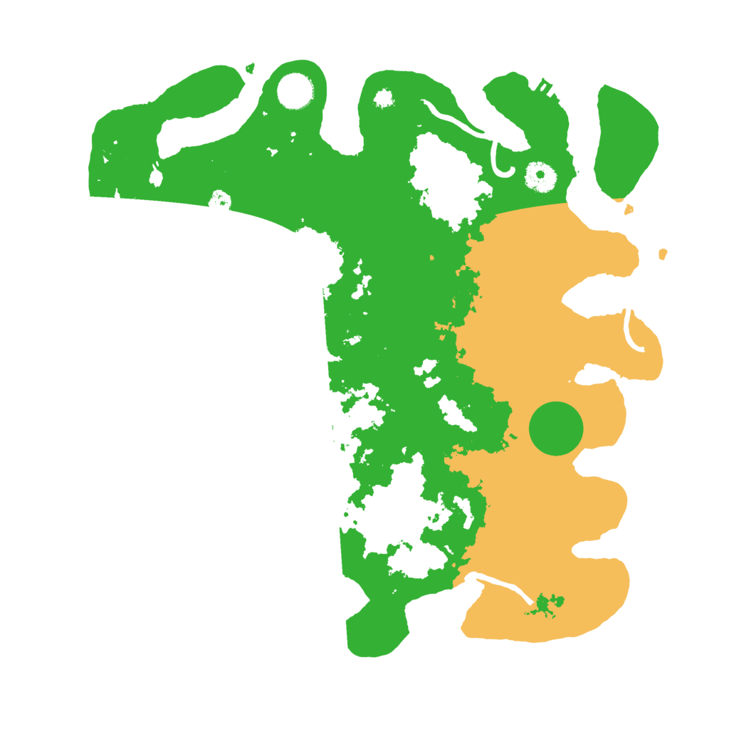 Biome Rust Map: Procedural Map, Size: 3550, Seed: 620153