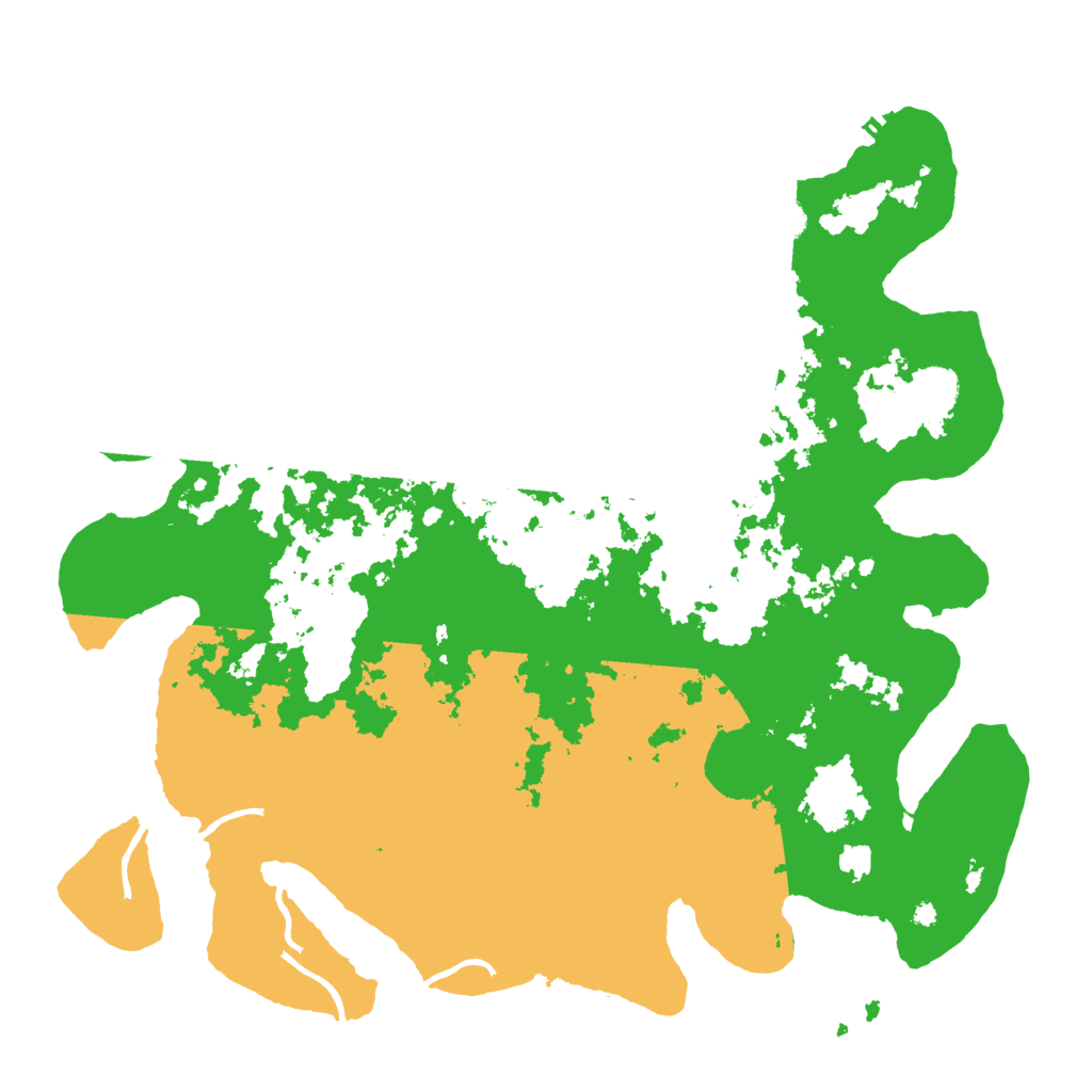 Biome Rust Map: Procedural Map, Size: 4300, Seed: 991097657