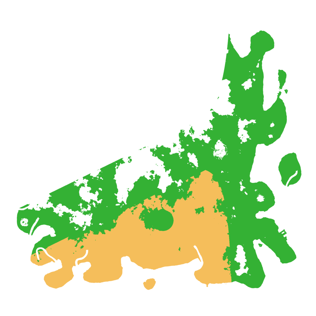 Biome Rust Map: Procedural Map, Size: 4000, Seed: 1264