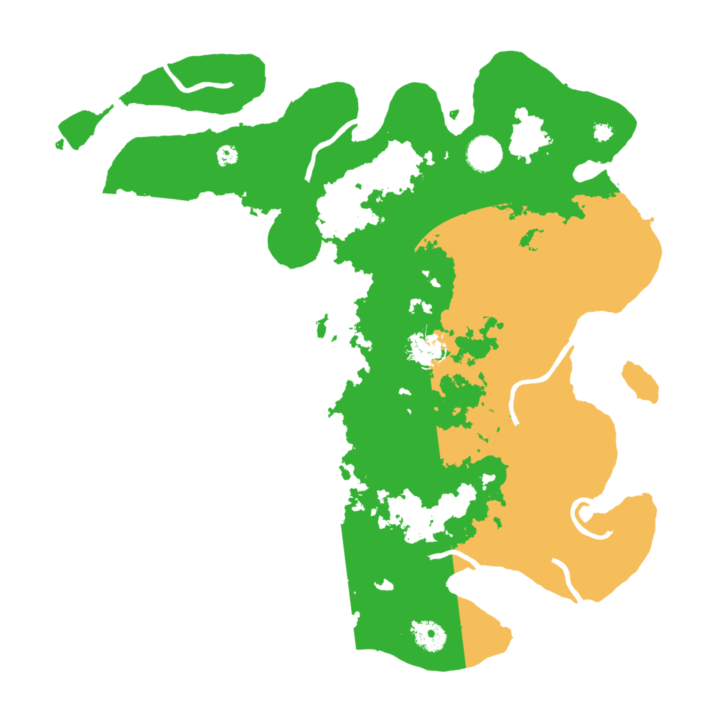 Biome Rust Map: Procedural Map, Size: 3500, Seed: 876238768