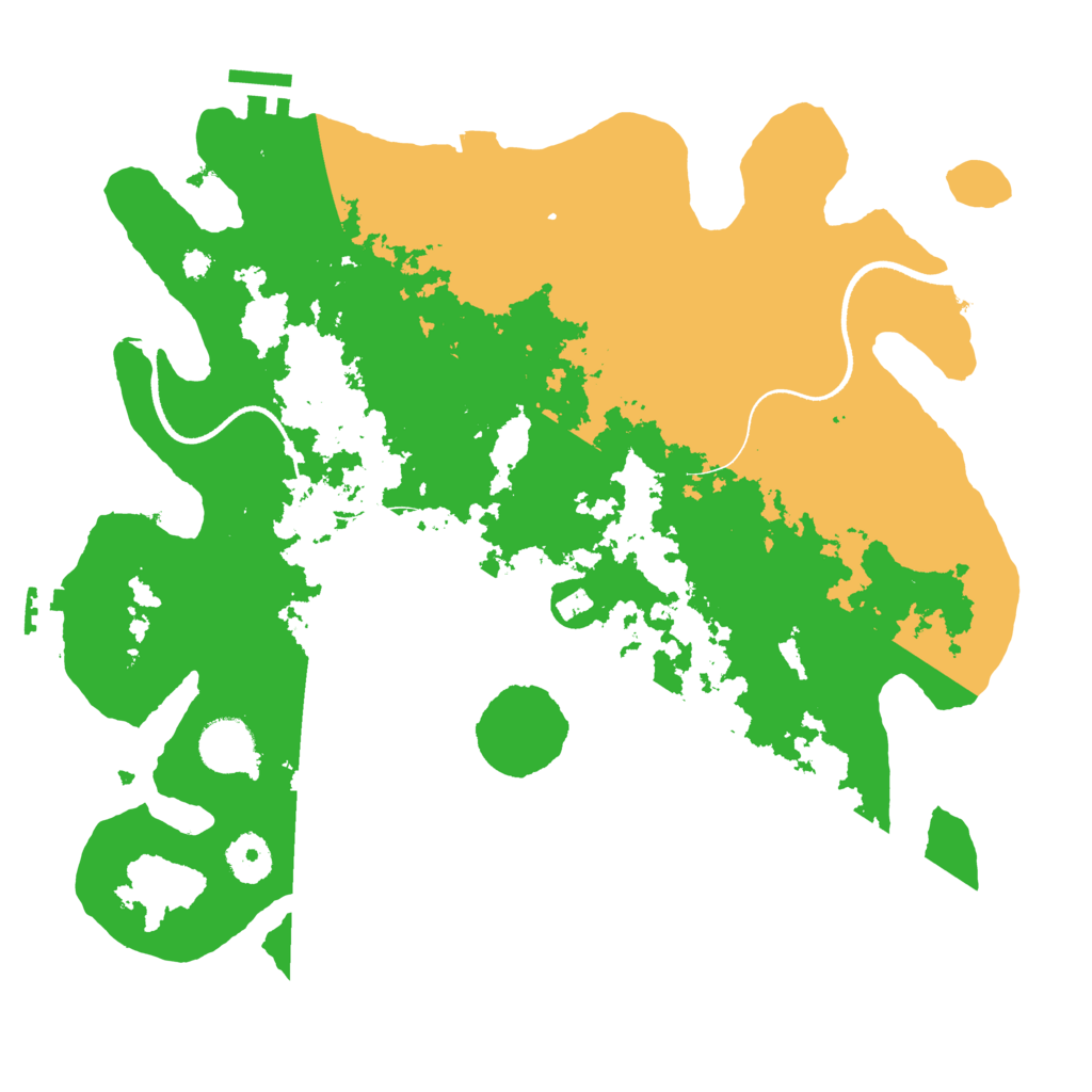 Biome Rust Map: Procedural Map, Size: 3500, Seed: 1270498005