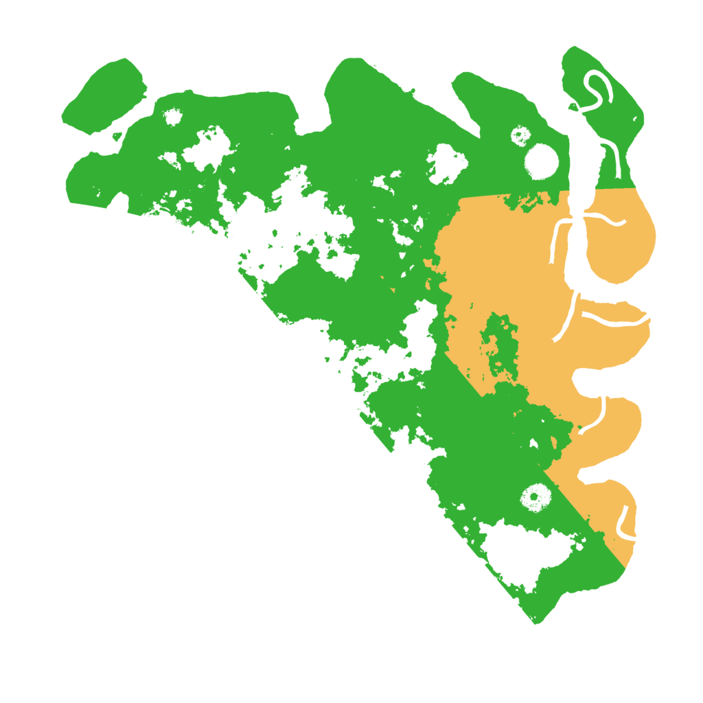 Biome Rust Map: Procedural Map, Size: 3700, Seed: 1534771045