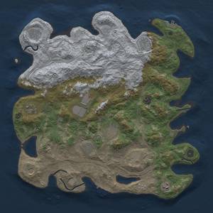 Thumbnail Rust Map: Procedural Map, Size: 4250, Seed: 379251978, 20 Monuments