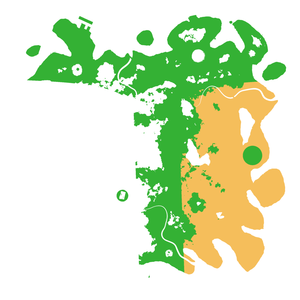 Biome Rust Map: Procedural Map, Size: 4096, Seed: 1126904335