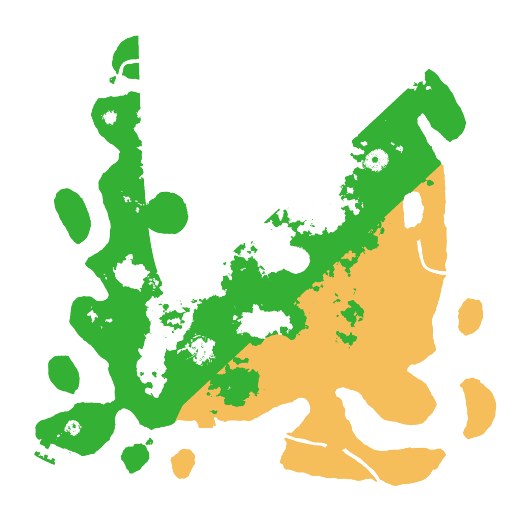 Biome Rust Map: Procedural Map, Size: 3500, Seed: 1301001053