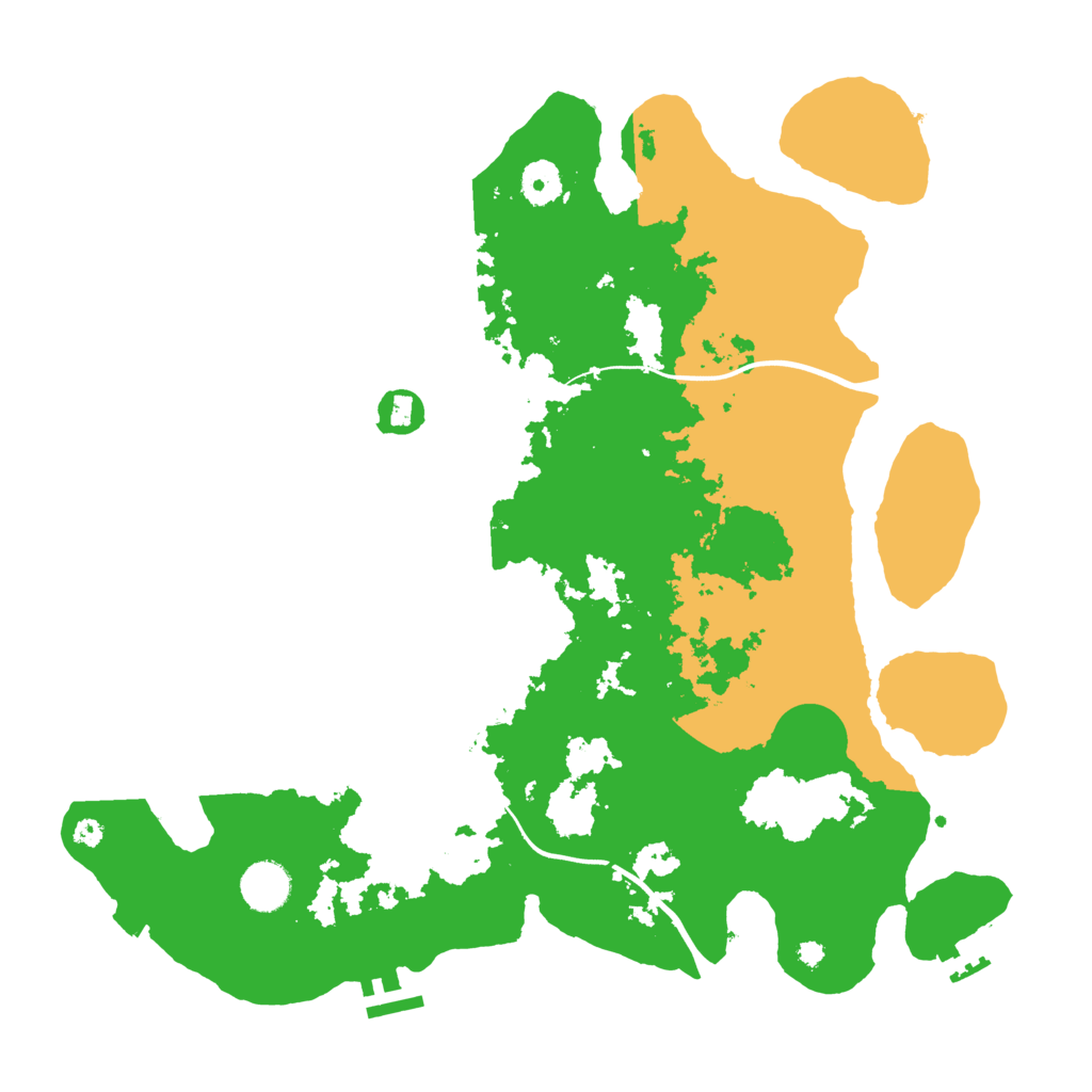 Biome Rust Map: Procedural Map, Size: 3850, Seed: 705862552