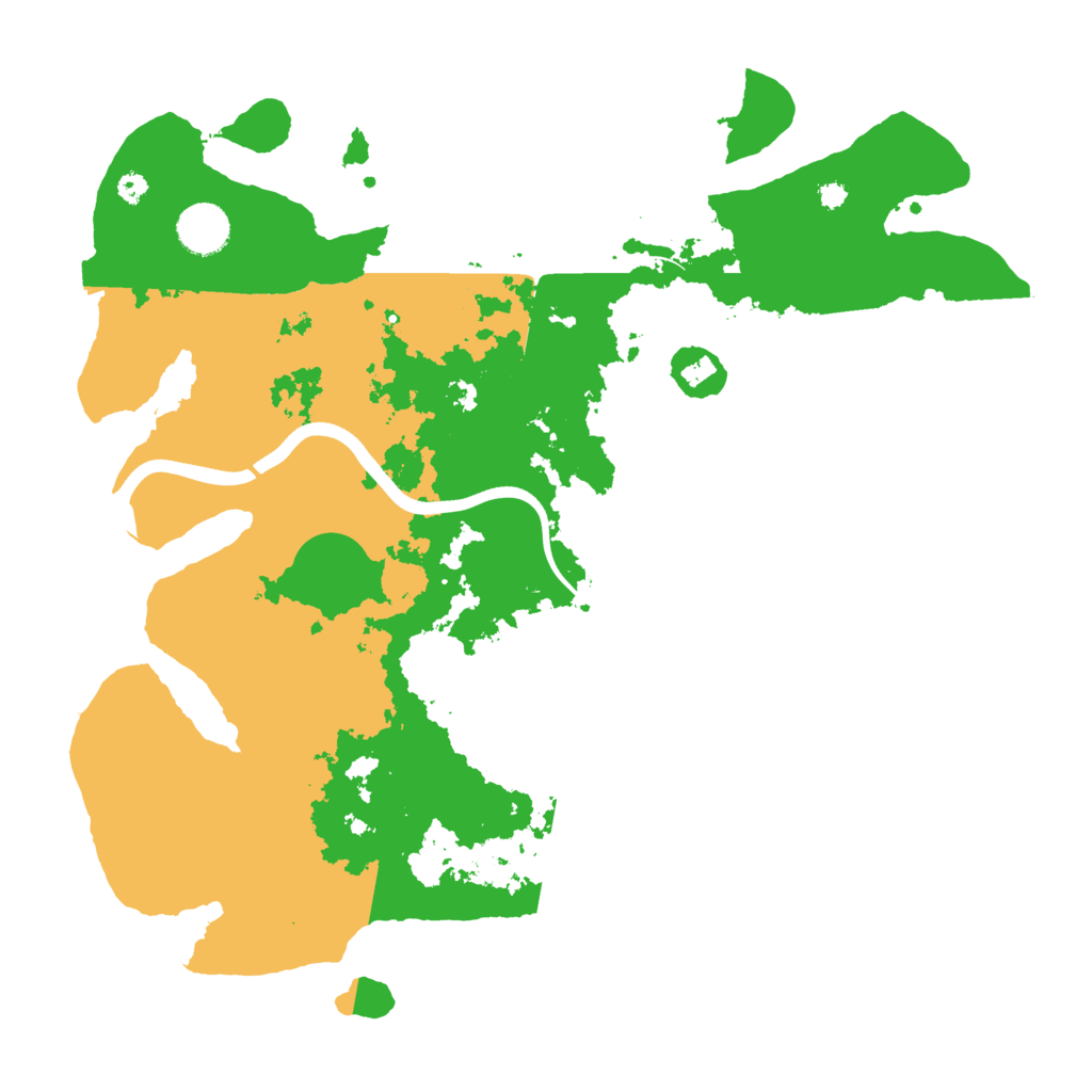 Biome Rust Map: Procedural Map, Size: 3700, Seed: 1444638249