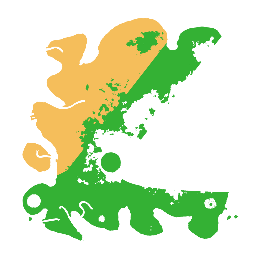 Biome Rust Map: Procedural Map, Size: 3500, Seed: 2001782668