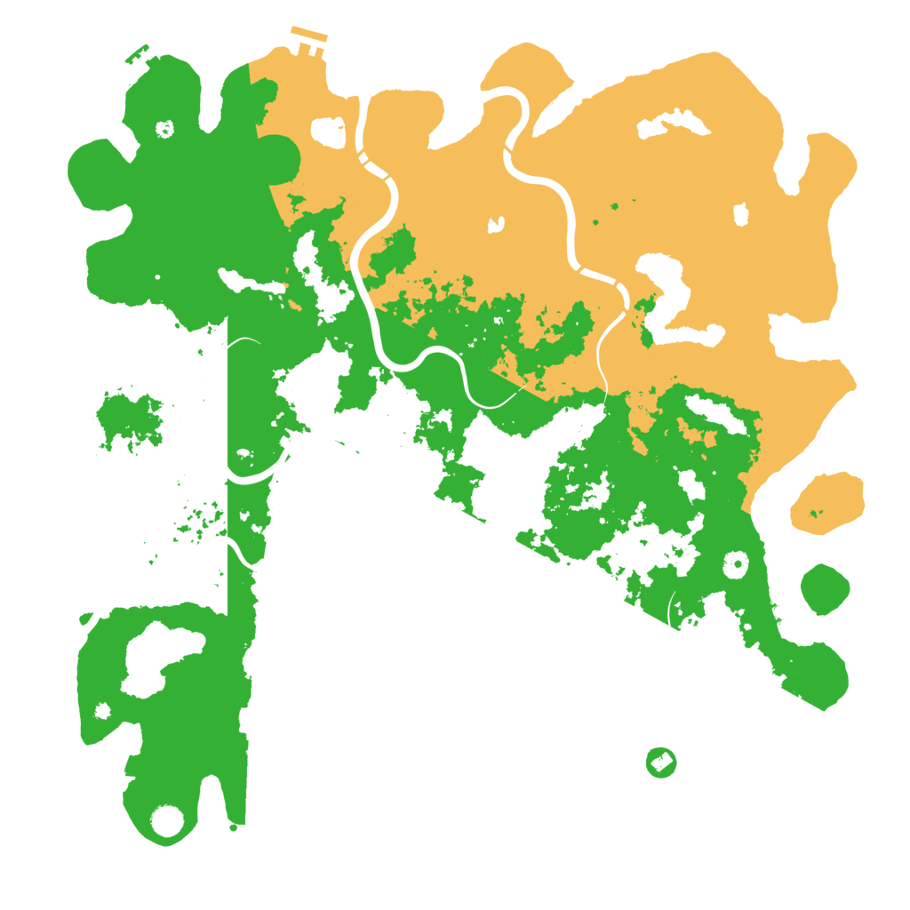Biome Rust Map: Procedural Map, Size: 5000, Seed: 391331059