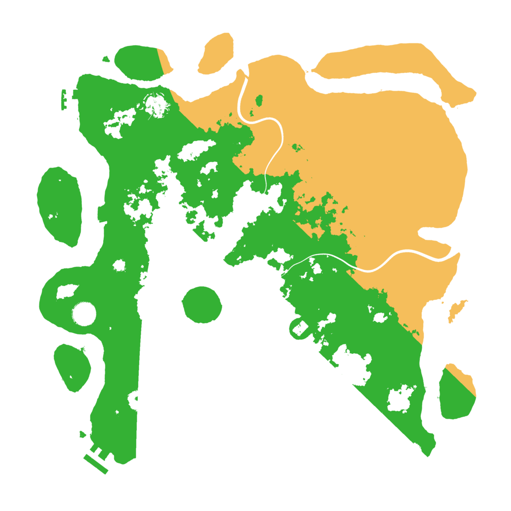 Biome Rust Map: Procedural Map, Size: 3750, Seed: 1206958767
