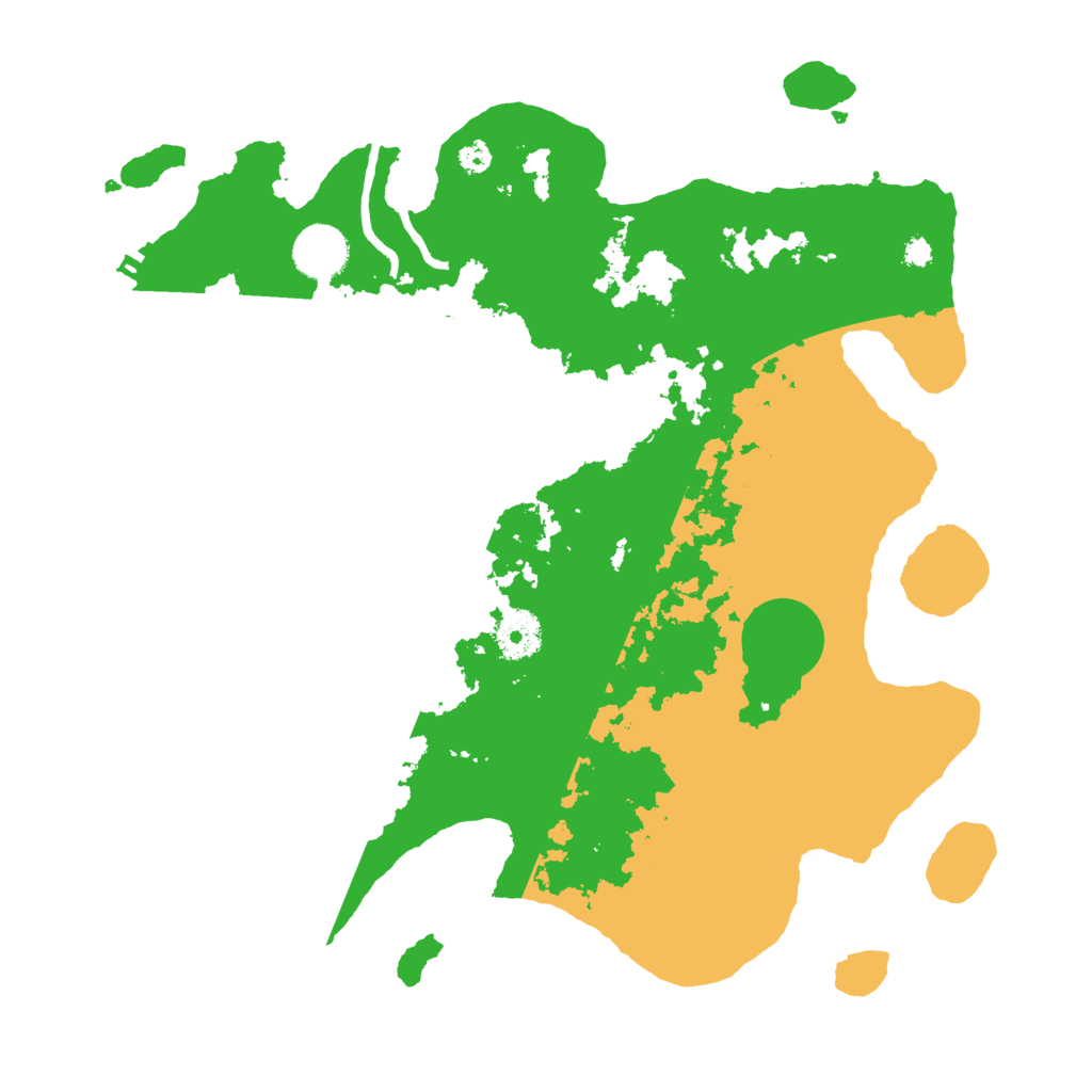 Biome Rust Map: Procedural Map, Size: 3500, Seed: 1293177664