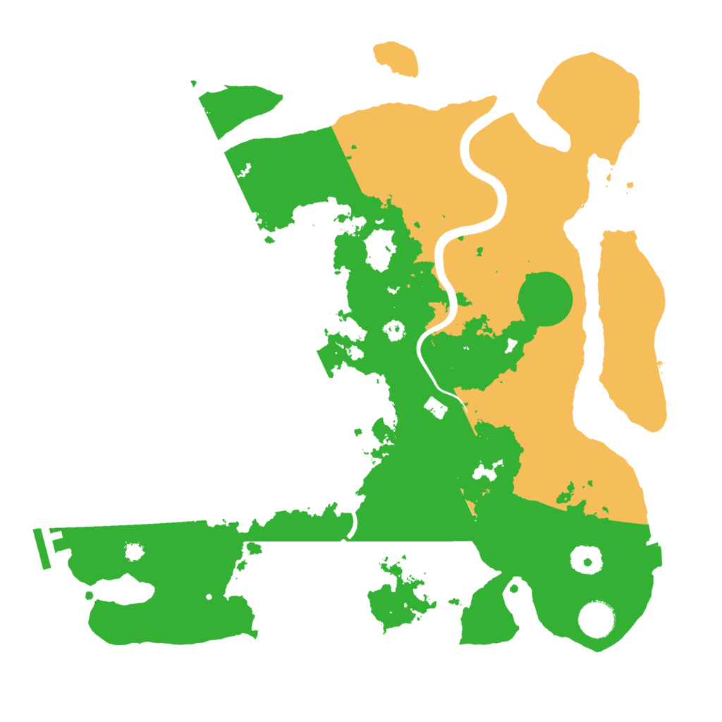 Biome Rust Map: Procedural Map, Size: 3500, Seed: 674524669