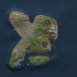 Thumbnail Rust Map: Procedural Map, Size: 2000, Seed: 696969, 8 Monuments