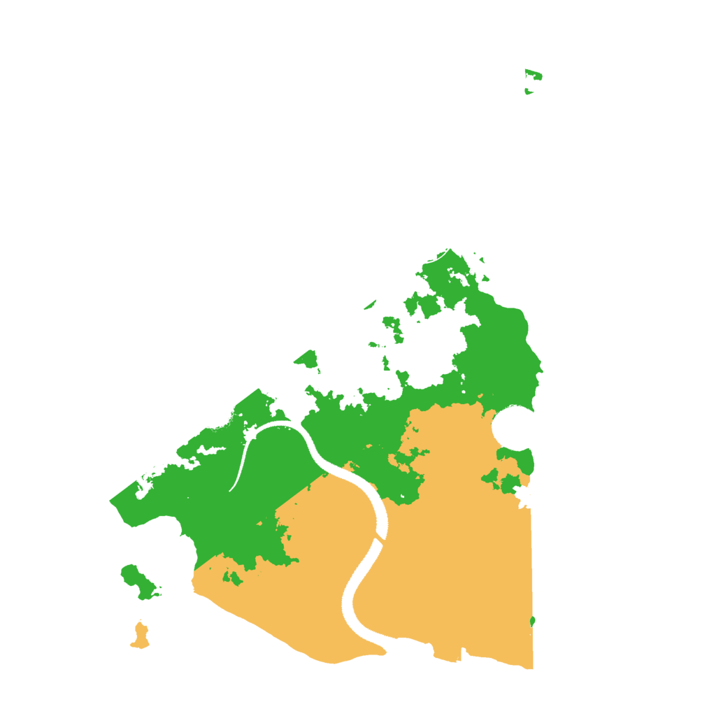 Biome Rust Map: Procedural Map, Size: 3000, Seed: 595749817