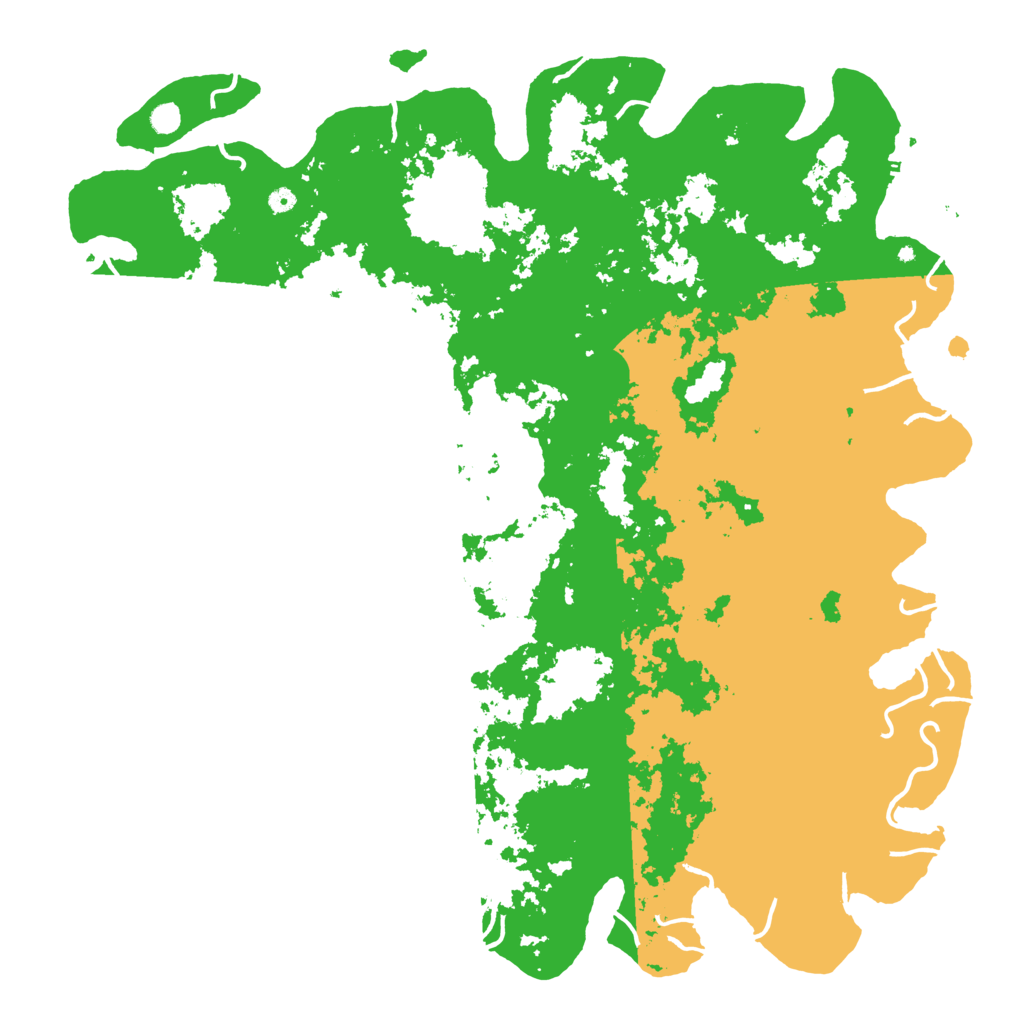 Biome Rust Map: Procedural Map, Size: 6000, Seed: 2419123