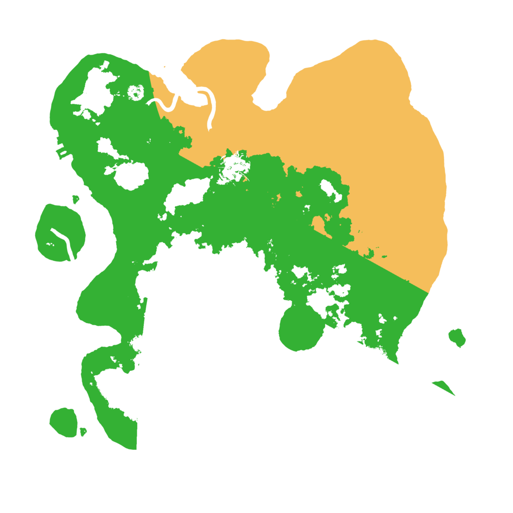 Biome Rust Map: Procedural Map, Size: 3155, Seed: 39572
