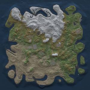 Thumbnail Rust Map: Procedural Map, Size: 4500, Seed: 853773177, 19 Monuments