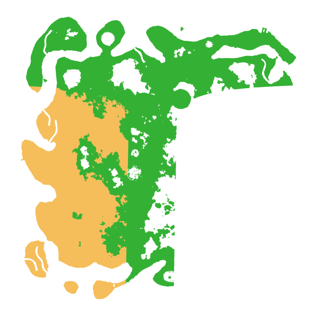 Biome Rust Map: Procedural Map, Size: 4300, Seed: 423151