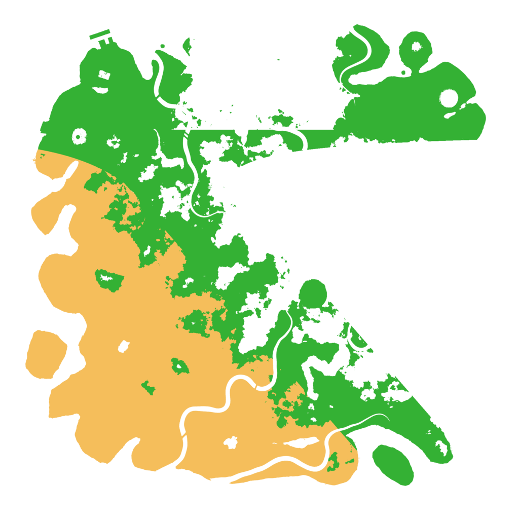 Biome Rust Map: Procedural Map, Size: 5000, Seed: 50488353