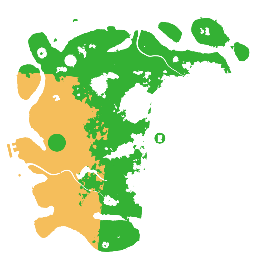Biome Rust Map: Procedural Map, Size: 4000, Seed: 423053