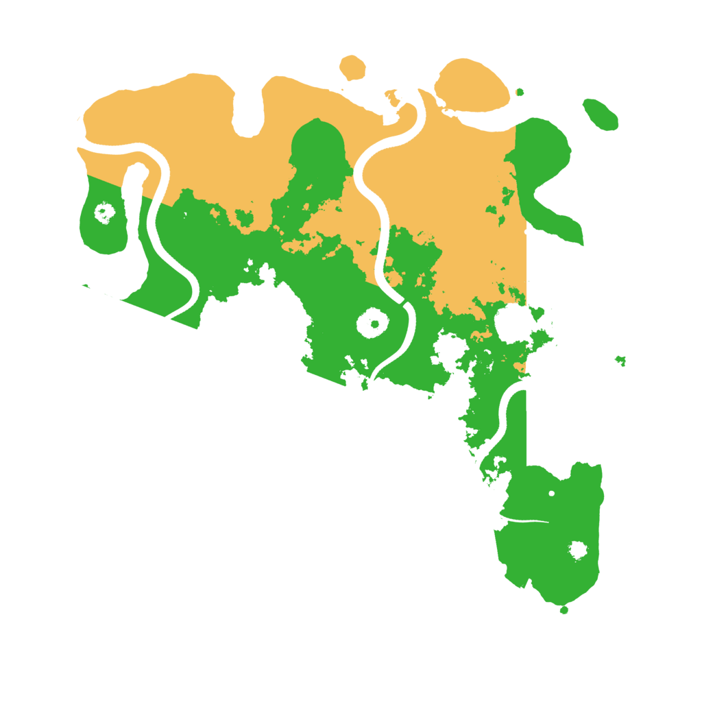 Biome Rust Map: Procedural Map, Size: 3500, Seed: 701587497