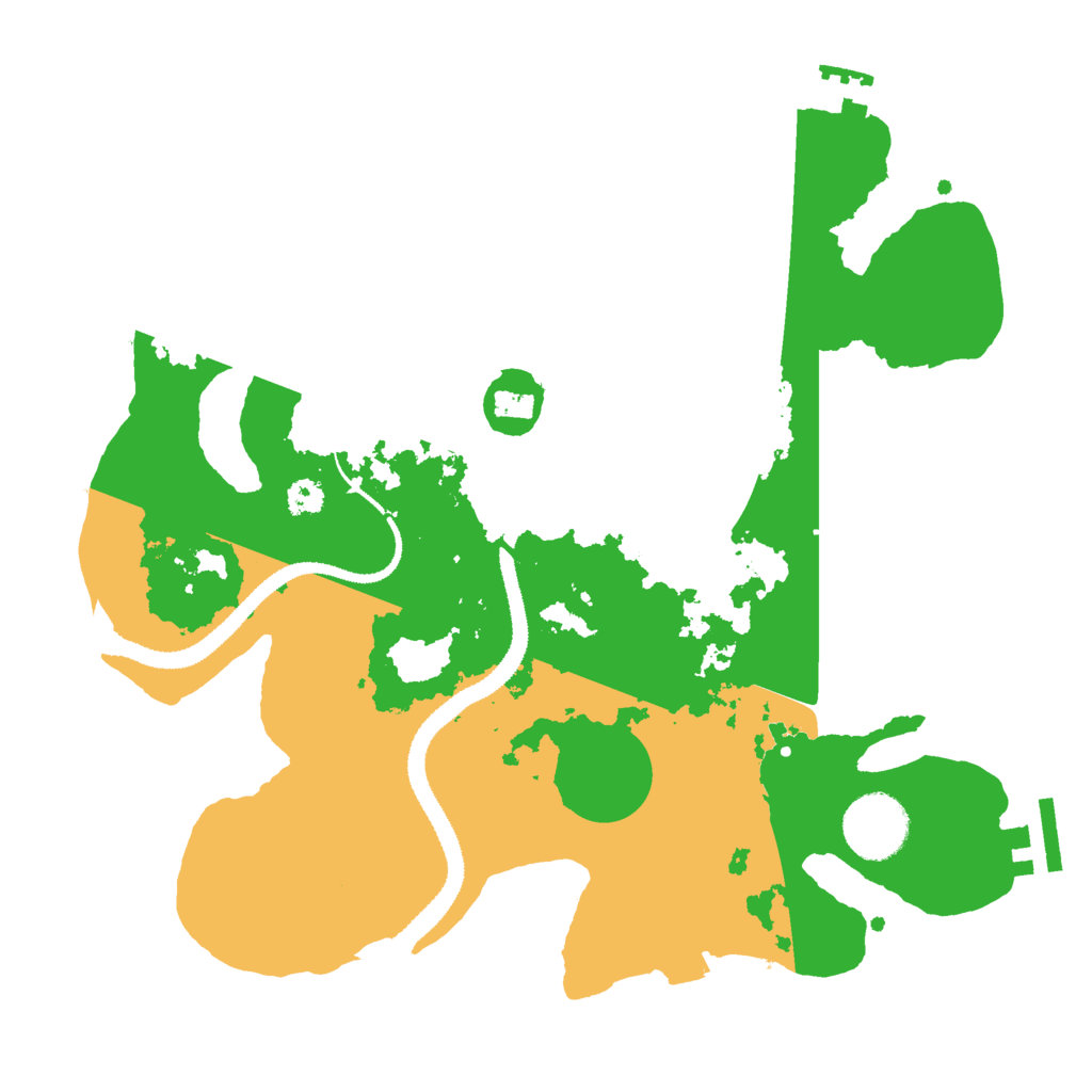 Biome Rust Map: Procedural Map, Size: 3000, Seed: 1347661