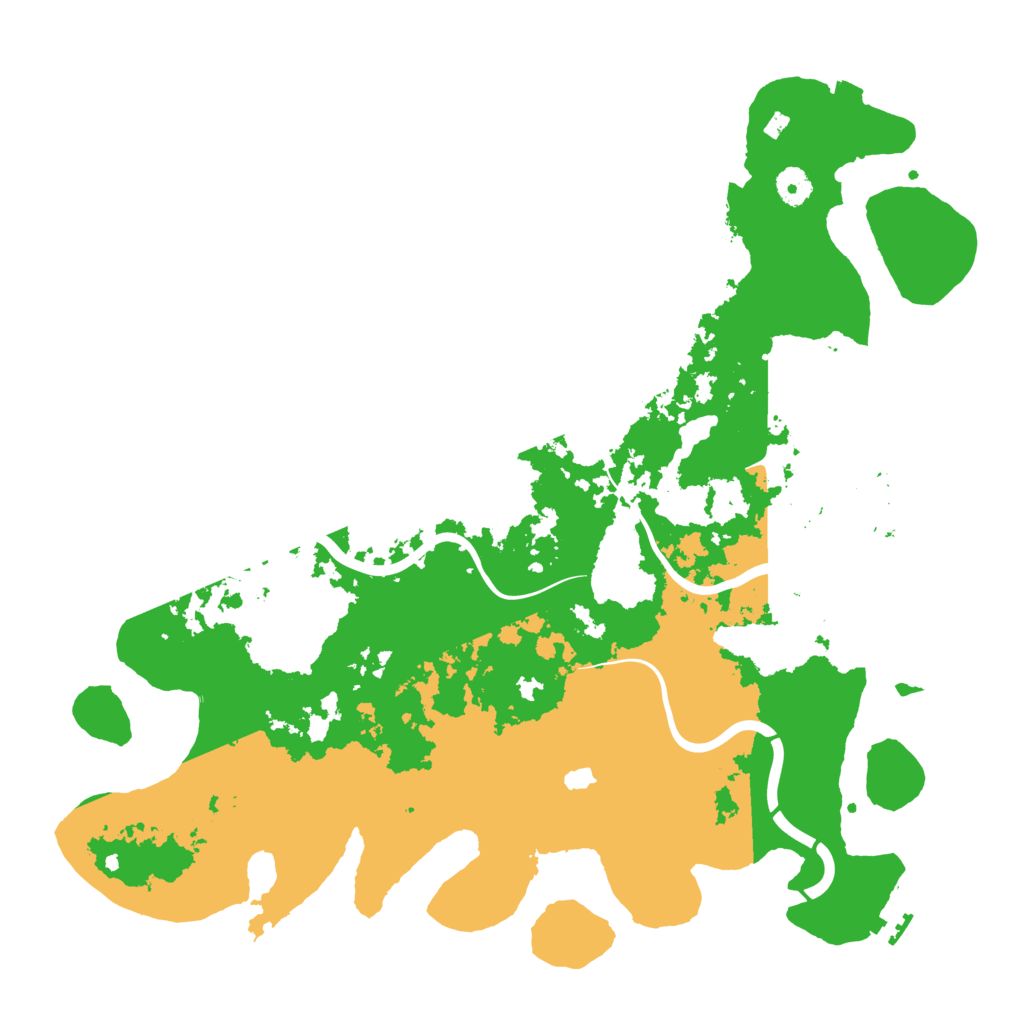 Biome Rust Map: Procedural Map, Size: 4250, Seed: 739719381