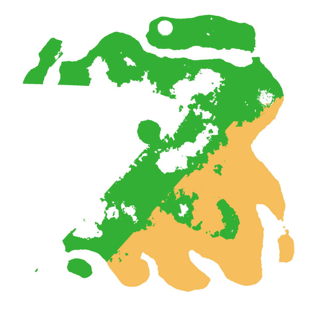 Biome Rust Map: Barren, Size: 3700, Seed: 2