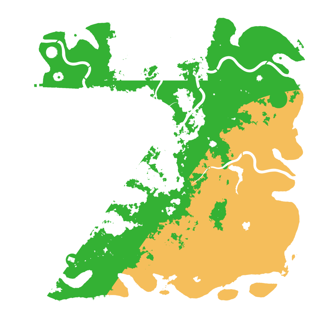 Biome Rust Map: Procedural Map, Size: 4969, Seed: 198