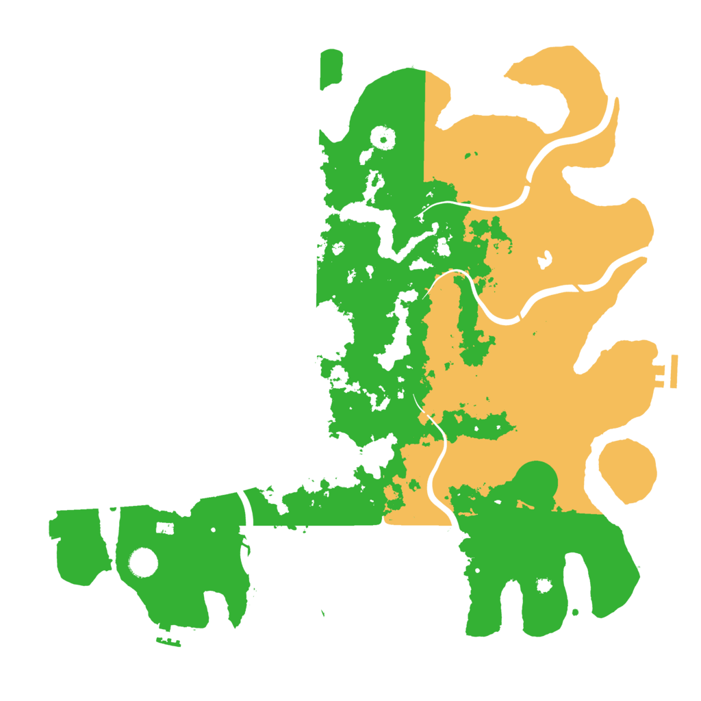 Biome Rust Map: Procedural Map, Size: 4250, Seed: 77232073